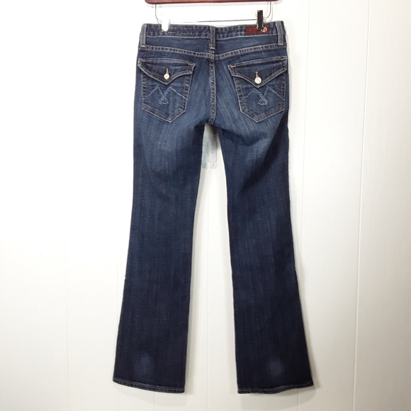 Yaso button fly flare jeans size 27 - Picture 2 of 10